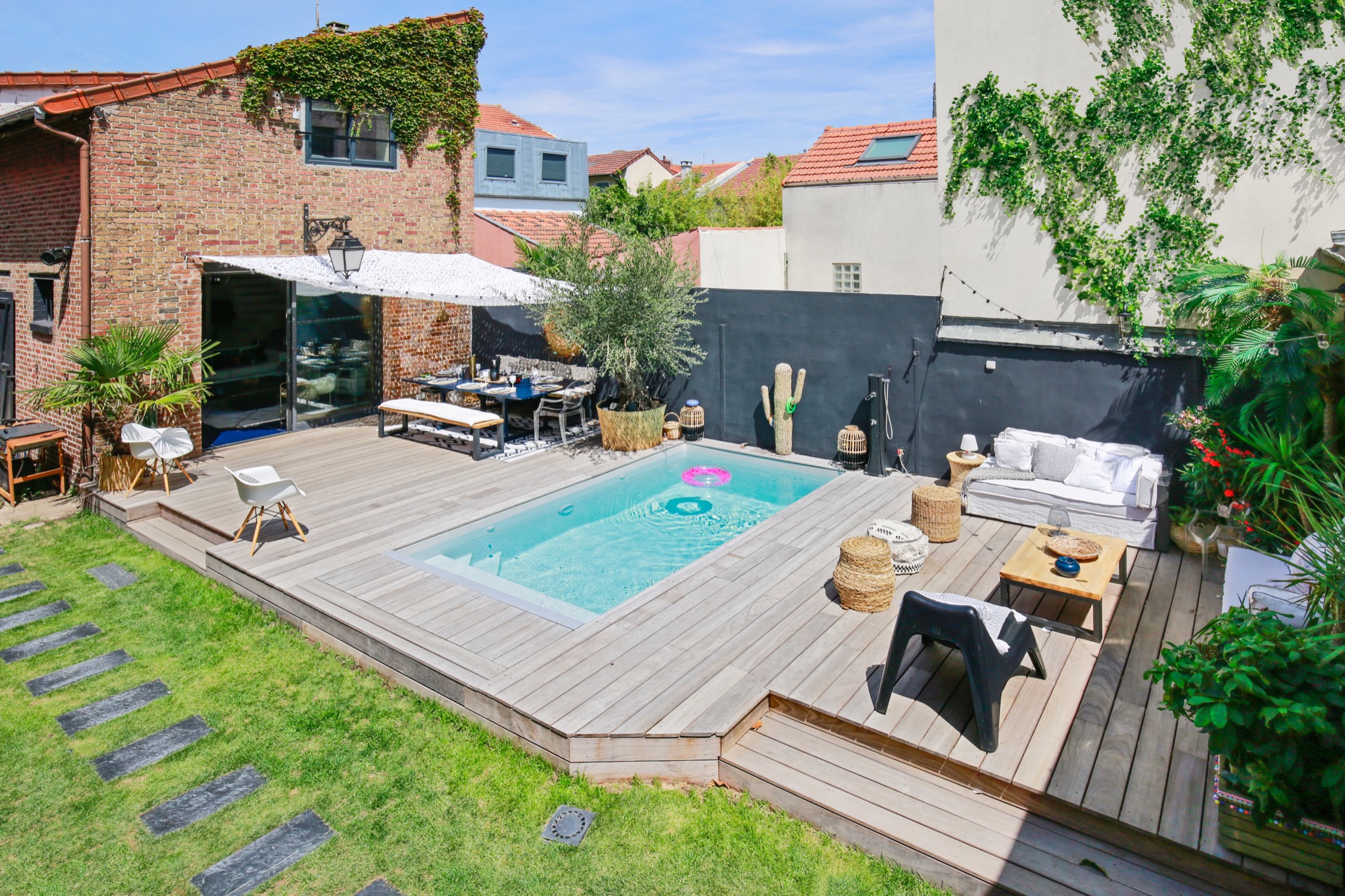 Terrasse & jardin paysager