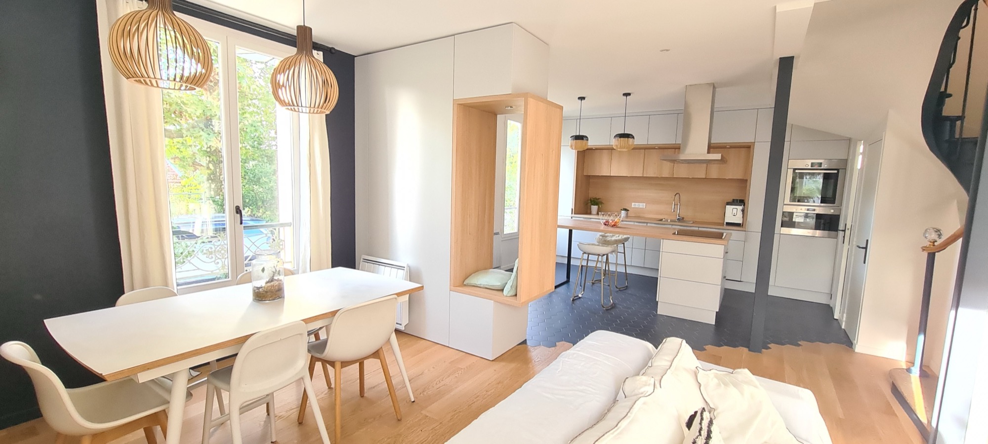 Cuisine ouverte scandinave